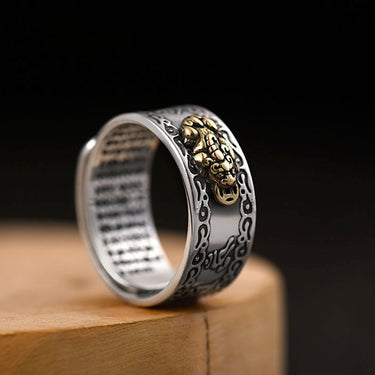 Feng Shui Pixiu Mantra Ring